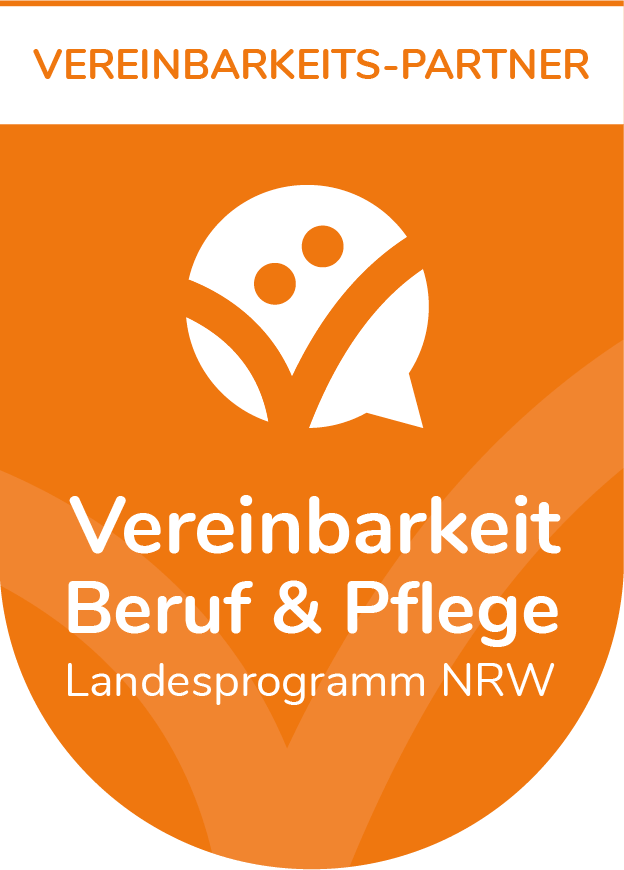 Logo Vereinbarkeit Beruf und Pflege Zertifikat