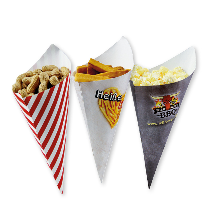 Spitztüten mit 4c Digitaldruck