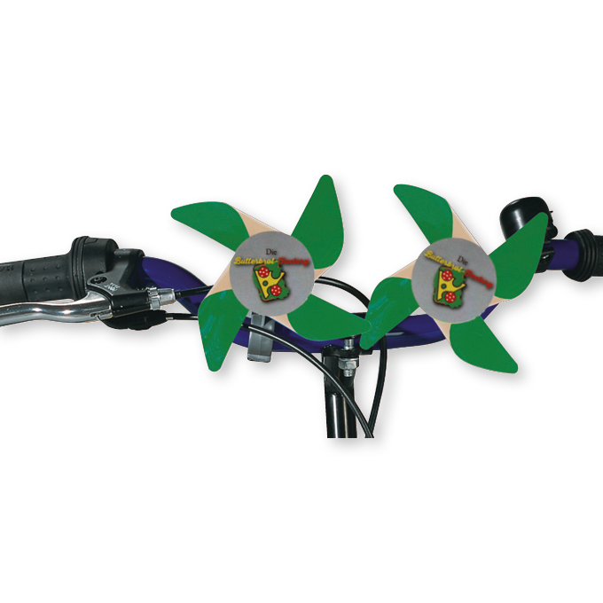 Fahrrad-Windmühlen,15cm, blau