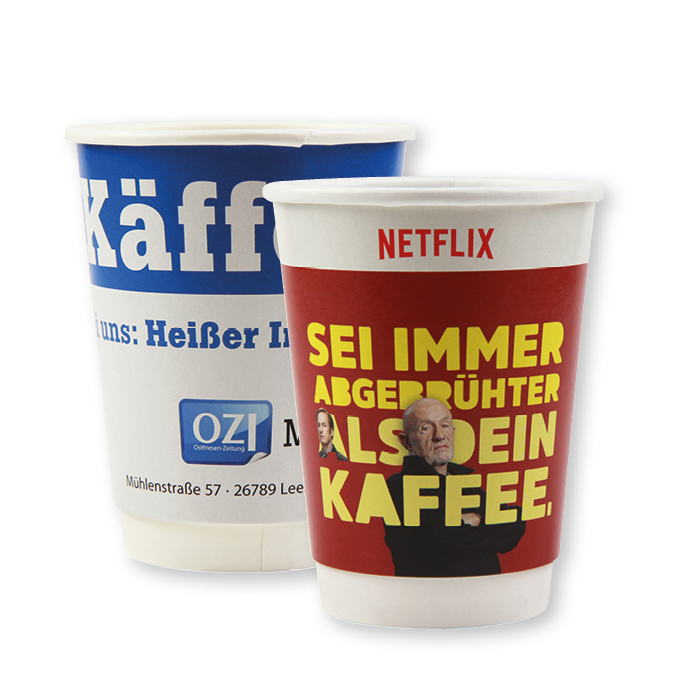 Doppelwandbecher RecyCup Individuell