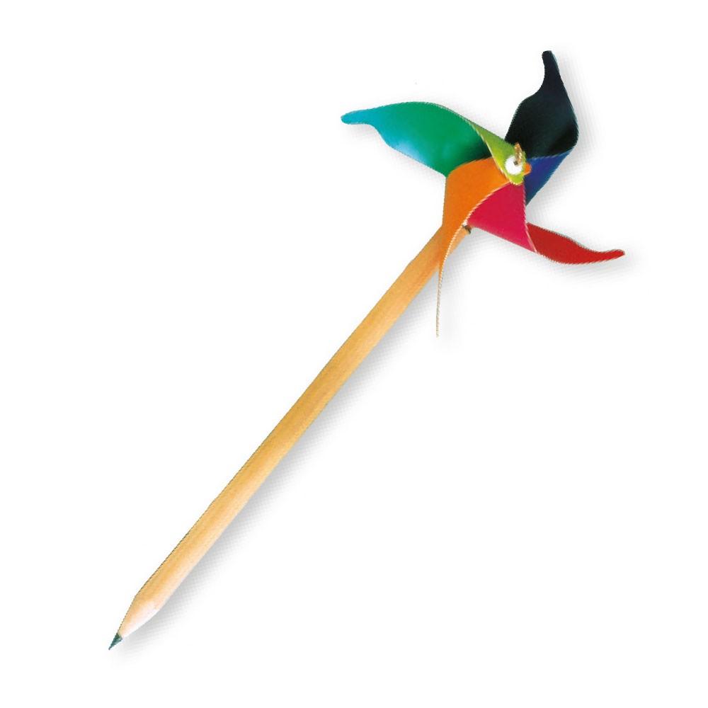 Stiftwindmühlen, bunt