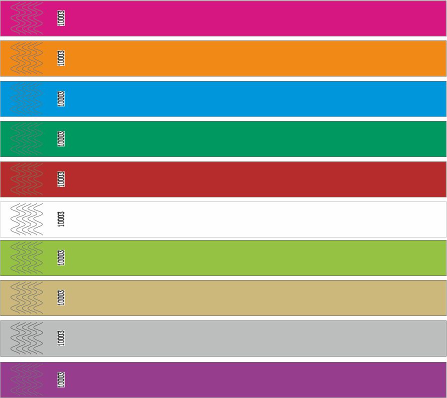 VIP-Bänder, dunkelgrün